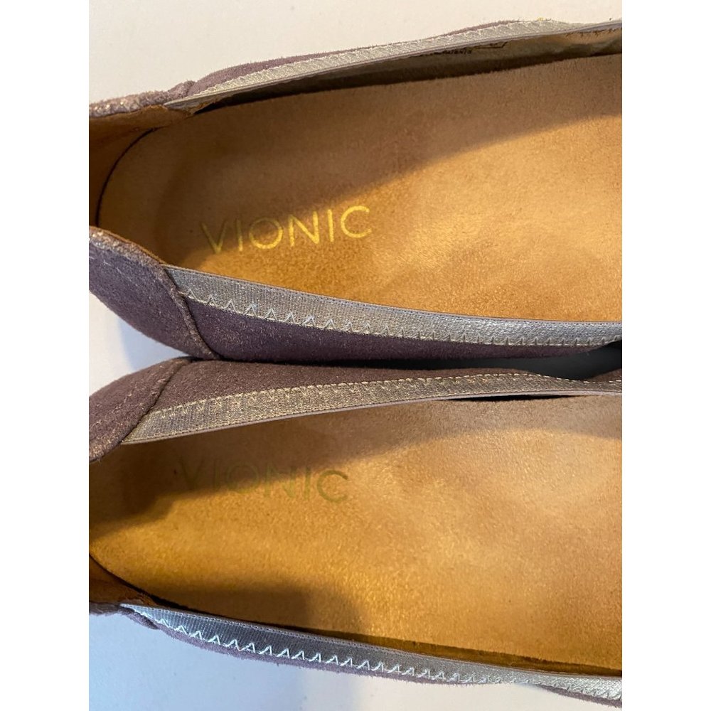 Vionic Caroll ballet flats lavender silver metallic - Picture 11 of 12